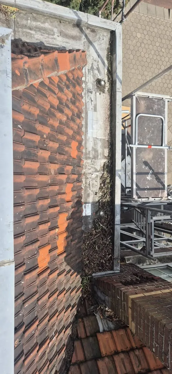 Dakwerk aan een woonhuis — hellend pannendak