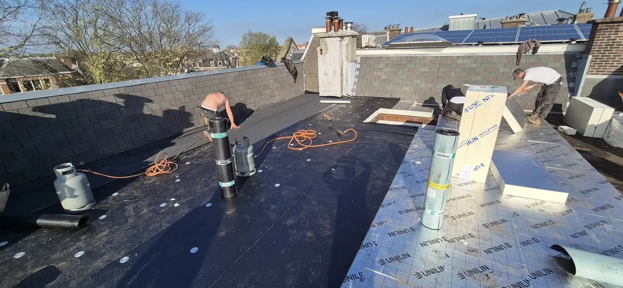 Plat dak herenhuis Statenlaan Den Haag — geïsoleerd + dubbellaags k24 foto 4